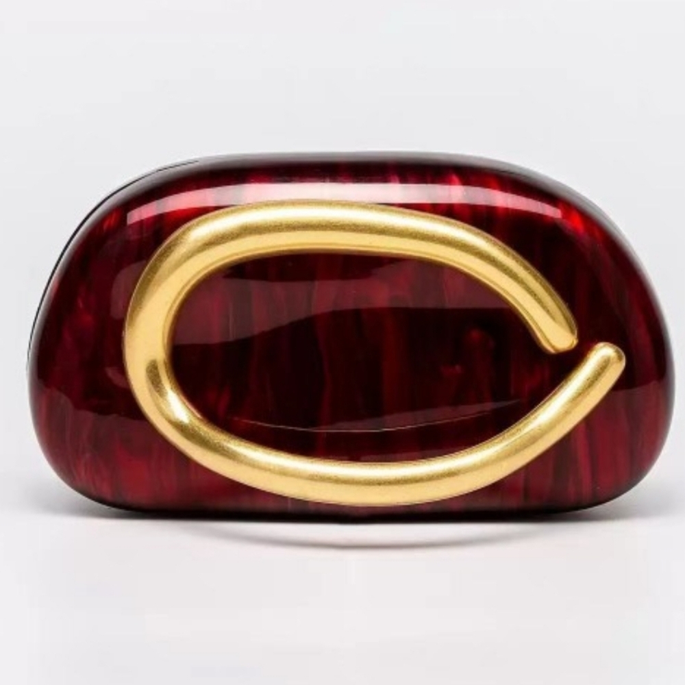 Red and Gold Clutch
